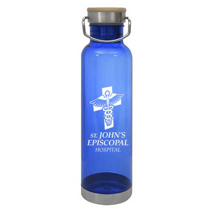 Add Your Logo:  Tritan Easy Carry Water Bottle